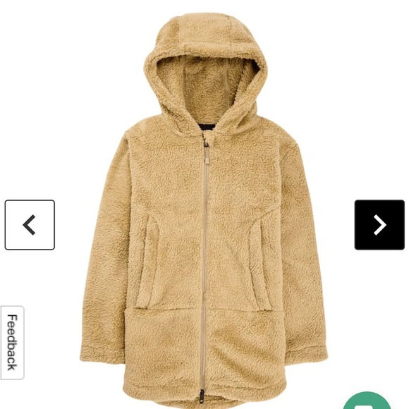 Burton Jackets & Blazers - Burton Women's L Large Kelp Minxy Hi-Loft Full Zip NWT Teddy Jacket